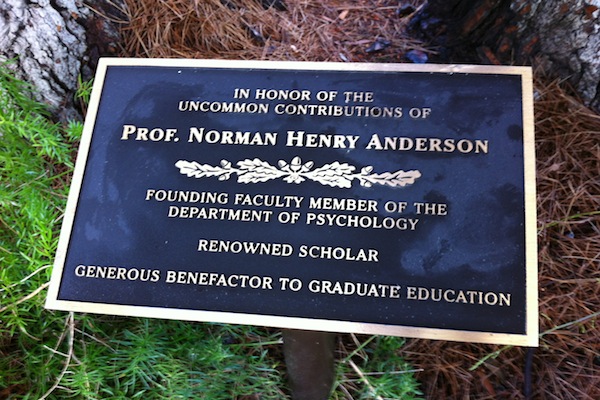 Norman Anderson - Tree Dedication